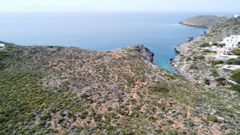 Tersana Kreta, Tersanas Chania: Grosses Grundstück, direkt am Meer mit spektakulärer Aussicht zu verkaufen Grundstück kaufen